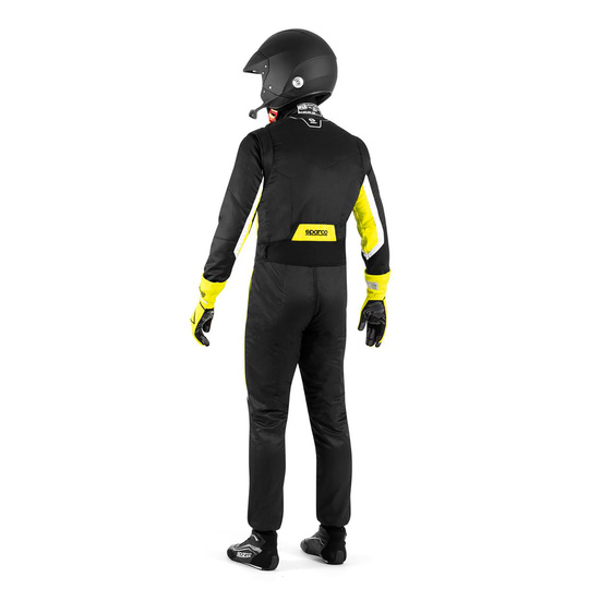Sparco Rennoverall SPRINT PRO MY25 Schwarz-Gelb (FIA)