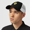 Ferrari F1 2024 Herren Baseballkappe Trucker Black
