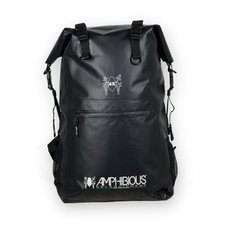 Amphibious Wasserdichter Rucksack OVERLAND 45 Schwarz