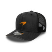 McLaren F1 2025 Herren Baseballkappe Washed Schwarz