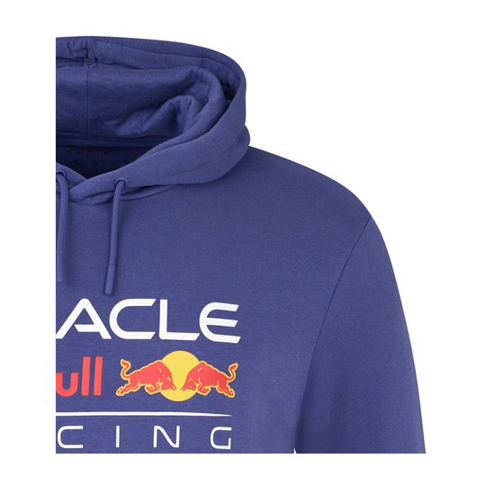 Red Bull Racing 2025 Herren Kapuzensweatjacke Logo Blau