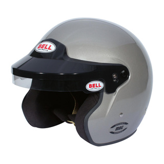 Bell Helm MAG Silber mit HANS-Clips (FIA)