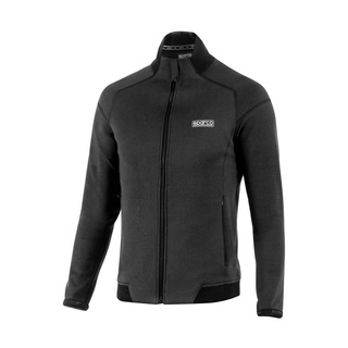 Sparco Herren Sweatjacke Full Zip PRO Schwarz