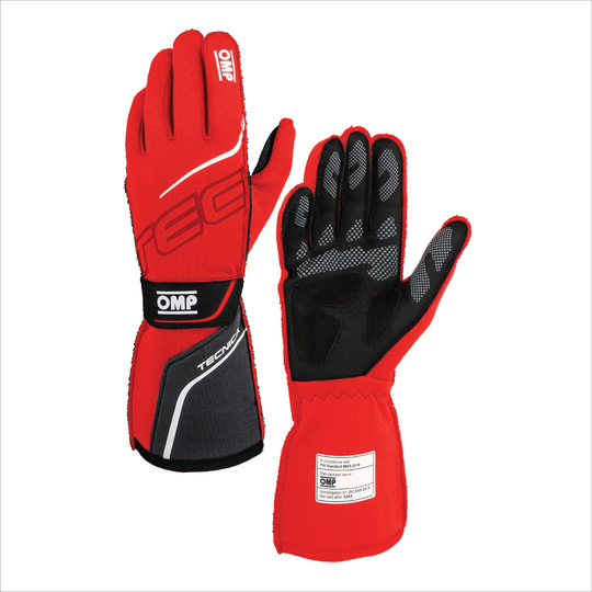 OMP Handschuhe Tecnica rot (FIA)