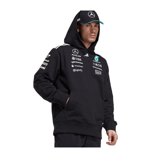 Mercedes AMG F1 2025 Herren Kapuzensweatjacke Team