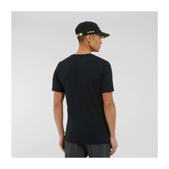 Aston Martin F1 Herren T-shirt Silverstone Schwarz