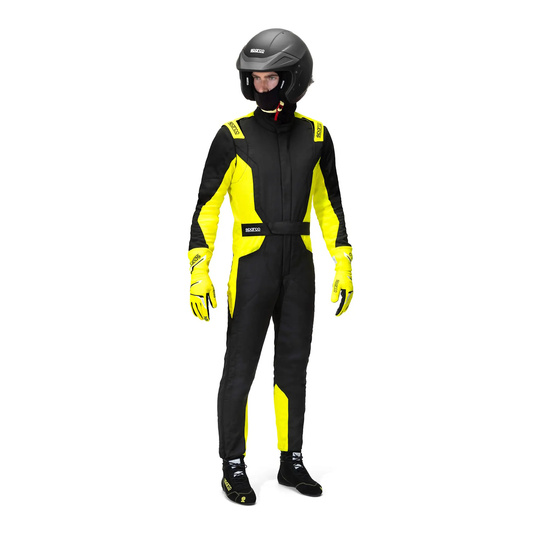 Sparco Rennanzug Sprint Advanced schwarz/gelb (FIA)