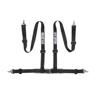 Sparco ECE Sportgurte CLUB H-4M Schwarz (ECE)