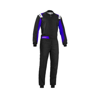 Sparco Kartanzug Rookie MY20 schwarz/blau