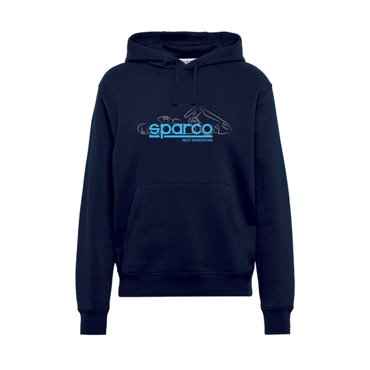 Sparco Kinder Hoodie Next Gen marineblau