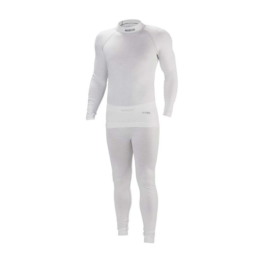 Sparco Unterziehshirt mit Rollkragen Shield RW-9 weiß (FIA)