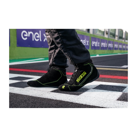 Sparco Schuhe Slalom MY22 schwarz/gelb (FIA)