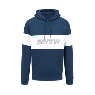 Ayrton Senna F1 Herren Kapuzensweatjacke Race