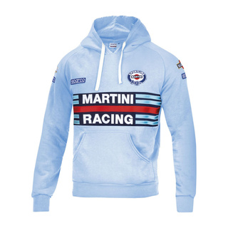Sparco Kapuzenpullover Martini Racing hellblau