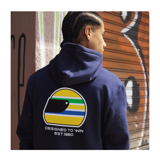Ayrton Senna Collection 2026 Ayrton Senna Kapuzenjacke Helmet
