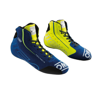 OMP Schuhe Tecnica MY25 marineblau/gelb (FIA)