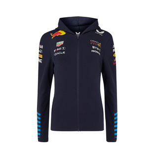 Red Bull Racing 2024 Damen Kapuzenzweatjacke Zip Team