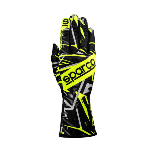 Sparco Karthandschuh K-ROOKIE Schwarz-Gelb