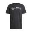 Mercedes AMG F1 2025 Herren T-Shirt Logo Schwarz