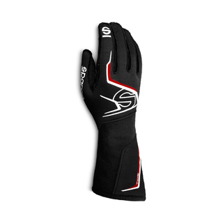 Sparco Handschuh TIDE MY20 Schwarz/Rot (Homologation FIA)