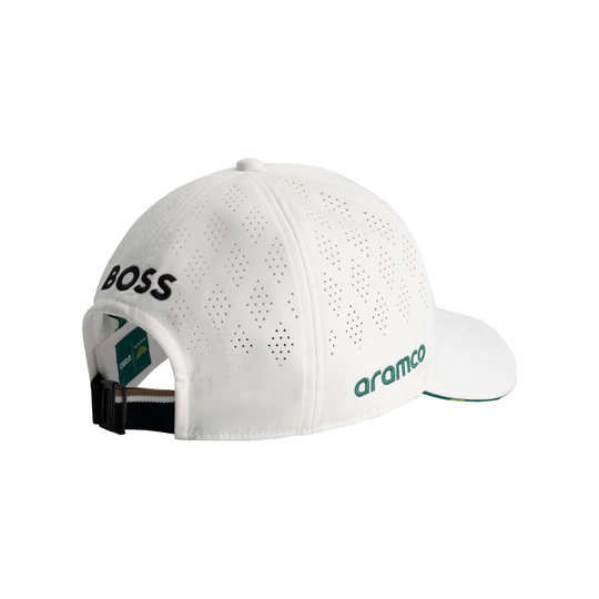 Aston Martin F1 2025 Herren Baseballkappe Team Weiß