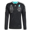 Mercedes AMG F1 2026 Langarmshirt Authentic Team schwarz