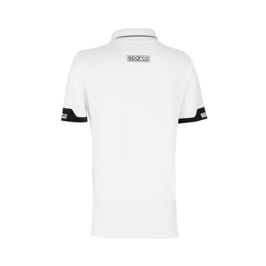 Sparco Damen Poloshirt ZIP MY24 weiß