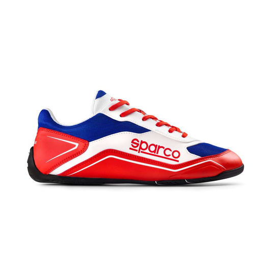 Sparco Schuhe S-POLE Rot/Blau