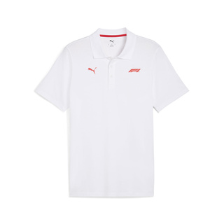Formula 1 2025 Herren Poloshirt Small Logo Weiß
