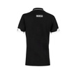 Sparco Damen Poloshirt ZIP MY24 schwarz