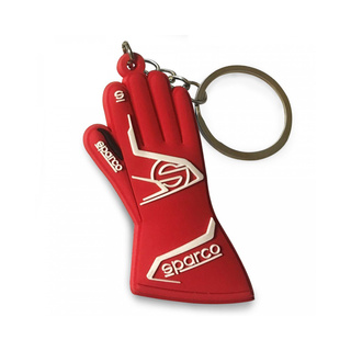 Sparco Schlüsselanhänger Glove rot
