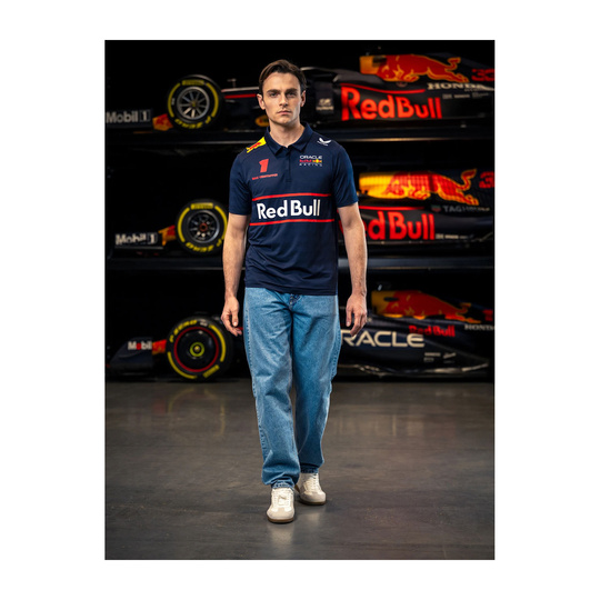 Red Bull Racing 2025 Herren Polohemd Verstappen Team