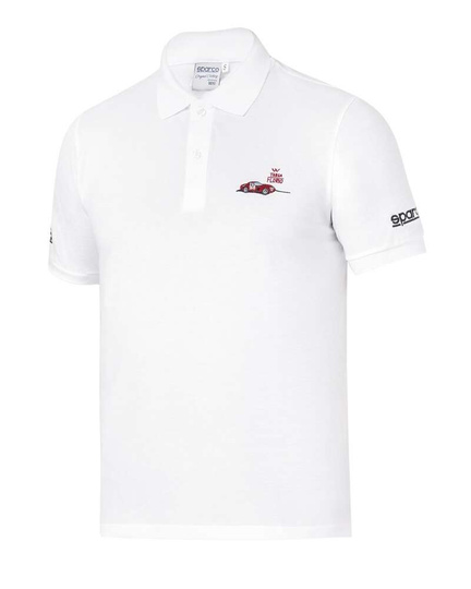 Sparco Poloshirt Targa Florio #P2 weiß
