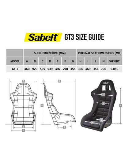 Sabelt Rennsitz GT-3 (FIA)