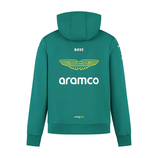 Aston Martin F1 2025 Herren Kapuzensweatjacke Team