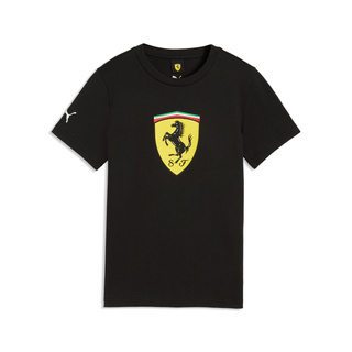 Scuderia Ferrari F1 2026 Kinder-T-Shirt Large Logo schwarz