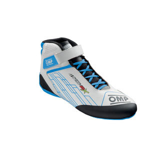 OMP Kinder-Schuhe KS-2X weiß/blau (FIA)