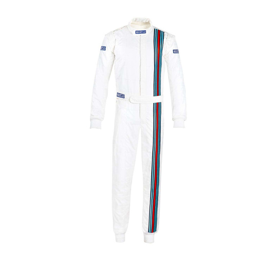 Sparco Rennoverall COMPETITION VINTAGE Weiß (FIA)