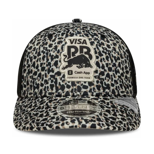 Visa Cash App RB F1 2026 Cap Leopard Trucker schwarz