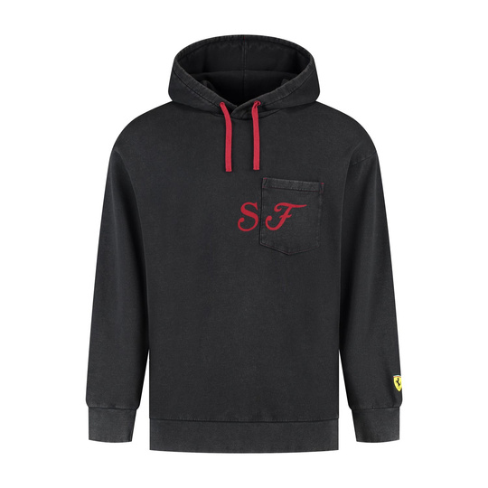 Ferrari F1 2025 Herren Hoodie Graphic Schwarz