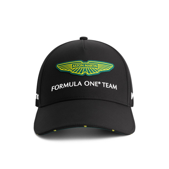 Aston Martin F1 2025 Herren Baseballkappe Stroll Team Schwarz