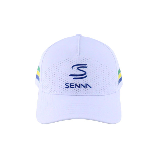 Ayrton Senna F1 2025 Baseballkappe Leisure Weiß