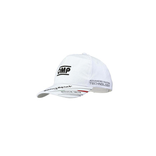 OMP Kinder-Cap Racing Spirit weiß