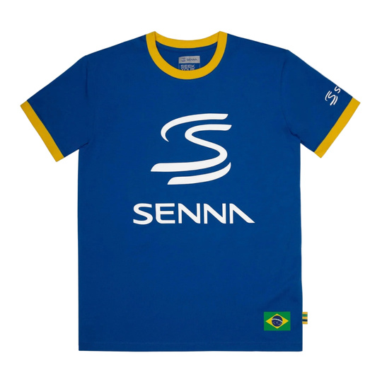 Ayrton Senna Collection 2026 Ayrton Senna T-Shirt Legacy blau