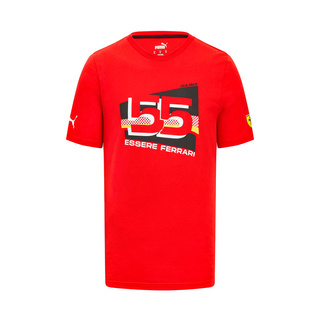 Ferrari F1 Herren T-shirt Sainz Driver Red