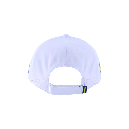 Ayrton Senna F1 2025 Baseballkappe Leisure Weiß