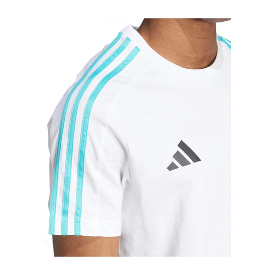 Mercedes AMG F1 2025 Herren T-Shirt DNA Logo Weiß