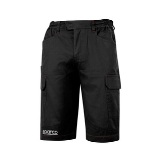 Sparco Bermuda Mechanikerhose Schwarz