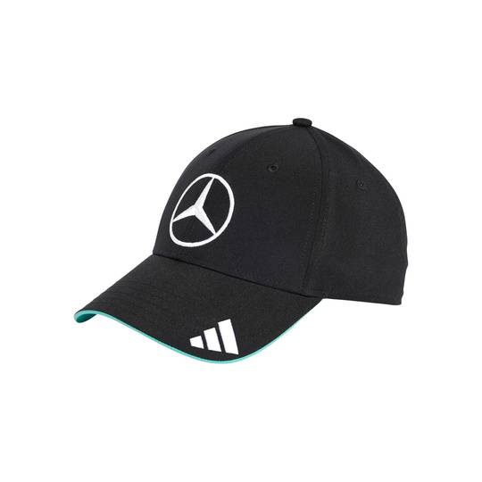Mercedes AMG F1 2025 Herren Baseballkappe Team Schwarz