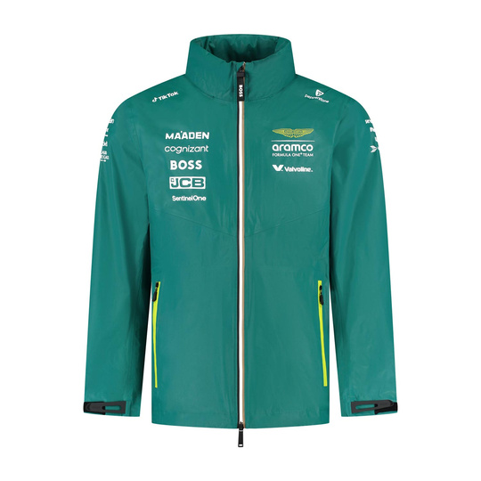 Aston Martin F1 2025 Herren Regenjacke Rain Team